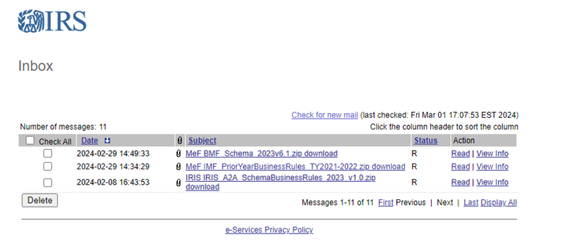 TaxVero Secure Object Repository processing